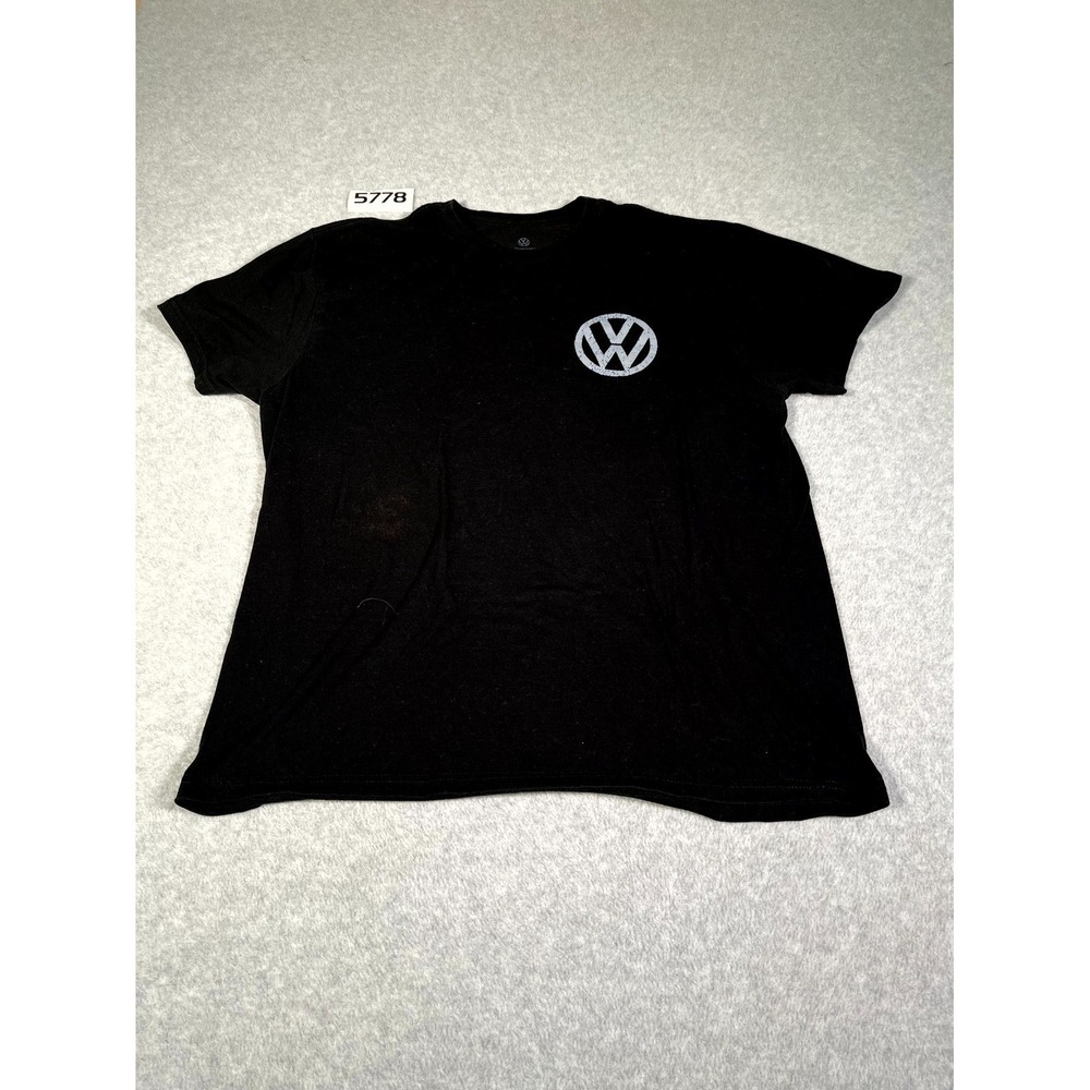 Volkswagen Street Racing Shirt Mens Large Black VW Golf Mk2 Graphic Short Sleeve